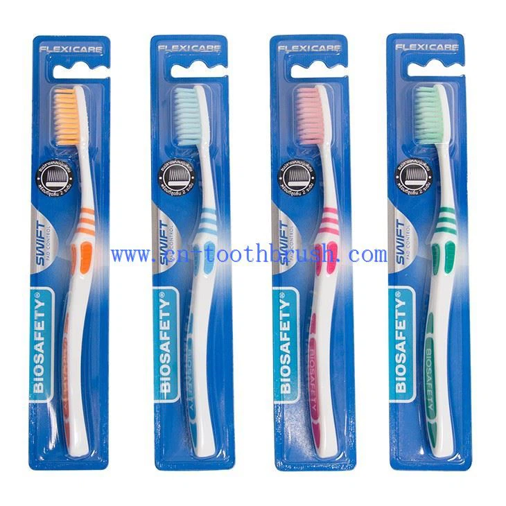 The Pack Of Slender Head Toothbrush With Plastic Handle