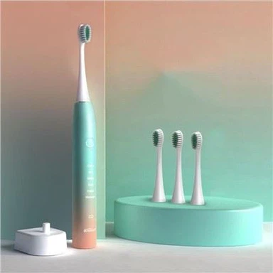 Berus Gigi Elektrik Sonic Dengan Pengecas Tanpa Wayar